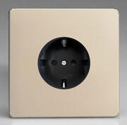 European Sockets with Schuko Earth - Satin product image