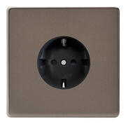 European Sockets with Schuko Earth - Pewter product image