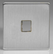 European Keystone Data Plates - Brushed Steel product image