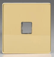 European Keystone Data Plates - Polished Brass product image