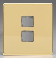 European Keystone Data Plates - Polished Brass product image 2
