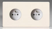 European - Sockets with Pin Earth - Matt White product image 2