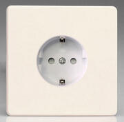 European - Sockets with Schuko Earth - Matt White product image