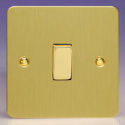 Varilight - Ultraflat Brushed Brass - Light Switches product image