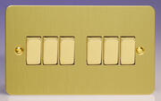 Varilight - Ultraflat Brushed Brass - Light Switches product image 6