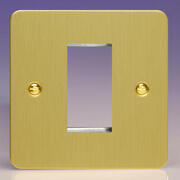 Varilight - Ultraflat Brushed Brass - Module DataGrid Plates product image
