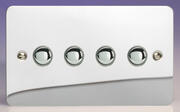 Varilight - Ultraflat Polsihed Chrome - 6A 1 Way Push to Make Momentary Switches product image 4