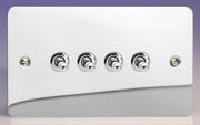 Varilight - Ultraflat Polished Chrome - Toggle Light Switches product image 4