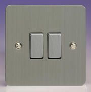 Varilight - Ultraflat Brushed Steel - Light Switches product image 2