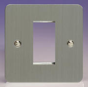 Varilight - Ultraflat Brushed Steel - Module DataGrid Plates product image