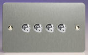 Varilight - Ultraflat Brushed Steel - Toggle Light Switches product image 4