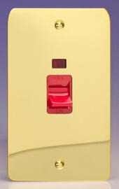Varilight - Ultraflat Brass - Cooker Switches / Panels product image 3