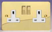 Varilight - Ultraflat Brass - White - Sockets product image