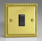 Georgian Brass - Switches with Black Inserts product image
