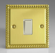 Georgian Brass - Switches with White Inserts product image