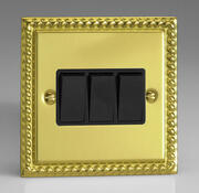 Georgian Brass - Switches with Black Inserts product image 3