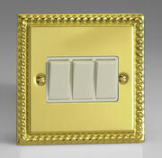 Georgian Brass - Switches with White Inserts product image 3