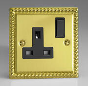 Georgian Brass  - Sockets with Black Inserts product image 2