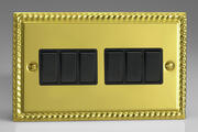 Georgian Brass - Switches with Black Inserts product image 5