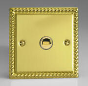 Georgian Brass - Impulse Push On/Off Light Switches product image