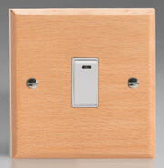 Scandic Beech - 20 Amp DP Switch + Neon product image
