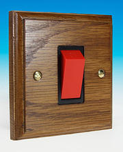 Kilnwood - Cooker Switches - Medium Oak Finish product image 2