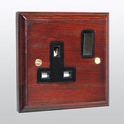 Kilnwood - Sockets - Mahogany Finish product image 2