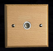 Kilnwood - Beech Coaxial Socket product image