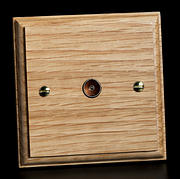 Kilnwood - Coaxial Sockets - Oak Finish product image