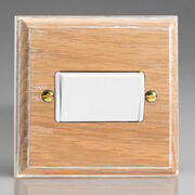 Kilnwood - Fan Isolator Switch - Limed Oak product image