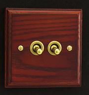 Kilnwood - Toggle Switches - Mahogany Finish product image