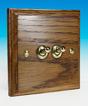 Kilnwood - Toggles Switches - Medium Oak Finish product image