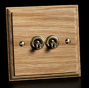 Kilnwood - Toggles Switches - Oak Finish product image