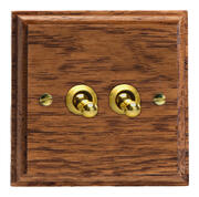 Kilnwood - Toggles Switches - Medium Oak Finish product image 5