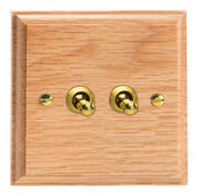 Kilnwood - Toggles Switches - Oak Finish product image 5