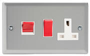 Varilight - Satin - White - Cooker Switches / Panels product image