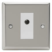 Varilight - Satin - White - TV & Satellite Sockets product image 5