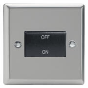 Varilight - Satin - Black - Fan Isolator Switch product image