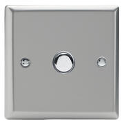 Varilight - Satin - 6A 1 Way Push to Make Momentary Switches product image