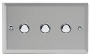 Varilight - Satin - 6A 1 Way Push to Make Momentary Switches product image 3