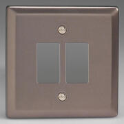 Varilight - Pewter - PowerGrid Range - Grid Plates - c/w Grid Frame product image 2