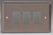 Varilight - Pewter - PowerGrid Range - Grid Plates - c/w Grid Frame product image 3