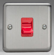 Matt Chrome - Cooker Switches - White Inserts product image 2