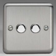 Matt Chrome -  Impulse Push On/ Off Light Switches product image