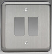 Varilight PowerGrid Range - Grid Plates Matt Chrome product image