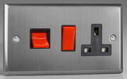 Varilight - Ultraflat Brushed Steel - Black - 45 Amp product image