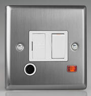 Varilight - Ultraflat Brushed Stainless Steel - White - Spurs / Connection Units product image 5