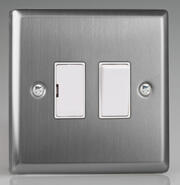 Varilight - Ultraflat Brushed Stainless Steel - White - Spurs / Connection Units product image
