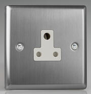 Varilight - Brushed Stainless Steel - White - 3 Pin Sockets product image 2