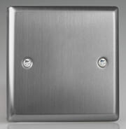 Varilight - Brushed Stainless Steel - Blank Plates product image